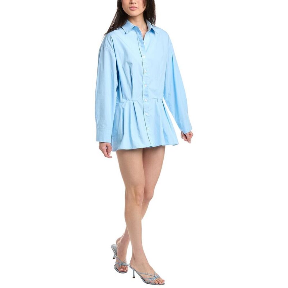 Ipponelli Womens  Mini Shirtdress, Blue